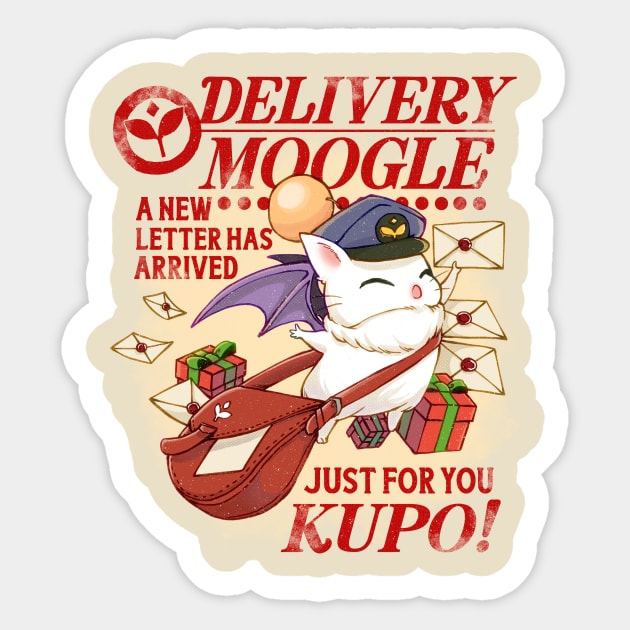 Delivery Moogle Sticker by Dollmaster